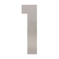 Intersteel Huisnummer 1 XXL hoogte 50 cm geborsteld RVS