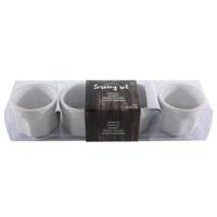 Food For Fun Serveerset met 4 schaaltjes ø5,5x4,6cm