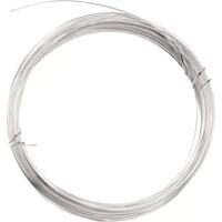 Hobbydraad - zilver - 4 m x 1 mm - aluminium - binddraad/ijzerdraad
