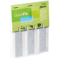 Plum QuickFix navulling voor pleisterautomaat, 30 detecteerbare blauwe pleisters, extra lang