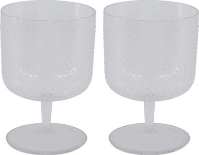 HEMA Wijnglazen 250ml Kunststof - 2 Stuks