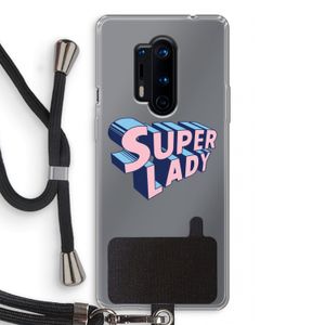 Superlady: OnePlus 8 Pro Transparant Hoesje met koord