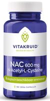 Vitakruid NAC 600mg N-Acetyl-L-Cysteïne Vega Capsules - thumbnail