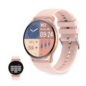 Ksix BXSW16R smartwatch / sport watch 3,63 cm (1.43") AMOLED 22 mm Digitaal 466 x 466 Pixels Touchscreen Roze