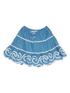 ZIMMERMANN Kids jupe Alight Flip - Bleu