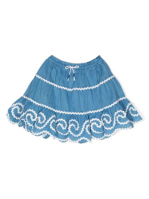 ZIMMERMANN Kids Rok met trekkoord - Blauw ZIMMERMANN Kids Rok met trekkoord - Blauw