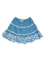 ZIMMERMANN Kids jupe Alight Flip - Bleu