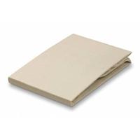 Percale Hoeslaken Linen | 220 cm x 140 cm | Beige | Katoen