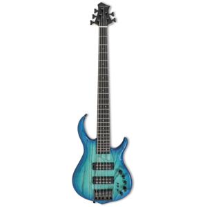 Sire Marcus Miller M5-5 Swamp Ash Transparent Blue 5-snarige elektrische basgitaar