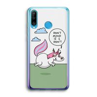 Unicorn: Huawei P30 Lite Transparant Hoesje