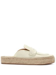 JW Anderson espadrilles en cuir - Tons neutres