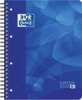 Oxford School Projectbook spiraalschrift, ft A4+, 4-gaats perforatie, gelijnd, blauw - thumbnail