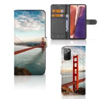 Samsung Galaxy Note 20 | Flip Cover | Golden Gate Bridge | Portemonnee hoesje
