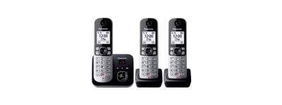 Panasonic KX-TG6863NLB Huistelefoon Zwart
