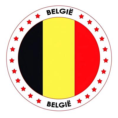 Belgie vlag print bierviltjes