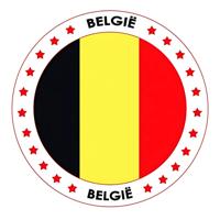 Belgie vlag print bierviltjes