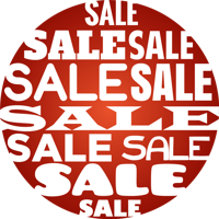 Rond rood vinyl tapijt sale