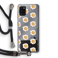 Bacon to my eggs #1: Samsung Galaxy A31 Transparant Hoesje met koord