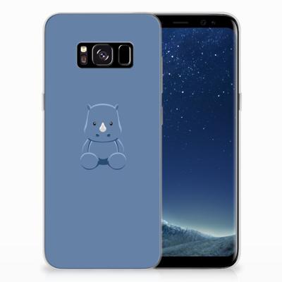 Samsung Galaxy S8 Telefoonhoesje met Naam Baby Rhino Samsung Galaxy S8 Telefoonhoesje met Naam Baby Rhino