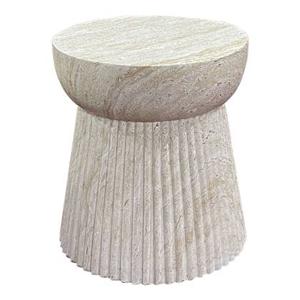 House Nordic - Sidetable Fiberclay Naturel - 37x37x43cm - Bonn