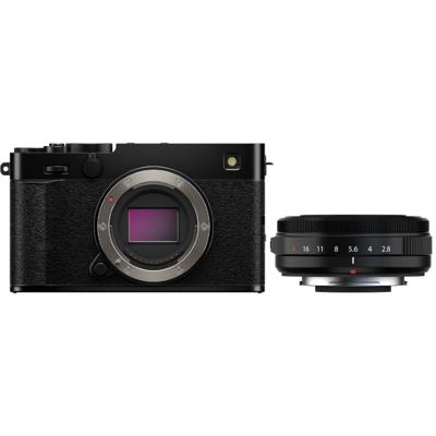 Fujifilm X-E5 zwart + XF 27mm F/2.8 R WR