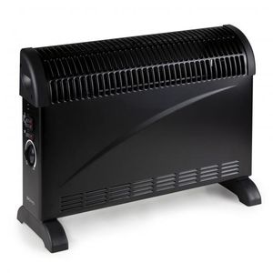 Domo DO7350CH electrische verwarming Binnen Zwart 2000 W Convector elektrisch verwarmingstoestel