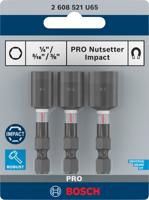Bosch Accessoires PRO Nutsetter Impact | dop | 1/4" x 50 mm | 5/16" x 50 mm | 3/8" x 50 mm | 3-delig - 2608521U65
