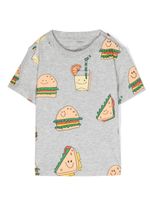 Stella McCartney Kids t-shirt à imprimé graphique - Gris