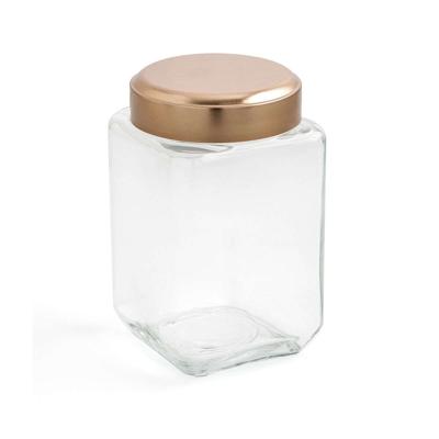 Blik Quid B&w Koper Glas 1,25 L (6 Stuks) (Pack 6x)