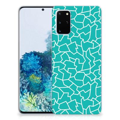 Samsung Galaxy S20 Plus | Hoesje maken | Cracks Blue