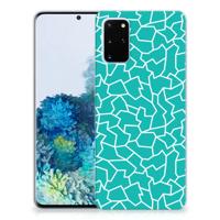 Samsung Galaxy S20 Plus | Hoesje maken | Cracks Blue