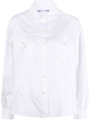 Jacob Cohën chemise unie à manches longues - Blanc