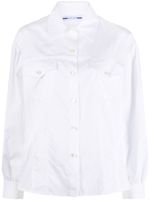 Jacob Cohën chemise unie à manches longues - Blanc