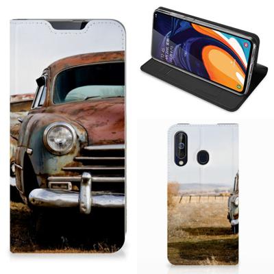 Samsung Galaxy A60 Stand Case Vintage Auto