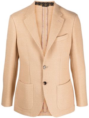 ETRO Blazer met jacquard - Beige