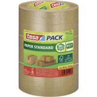 tesa STANDARD ecoLogo® 58292 Pakband Bruin (l x b) 50 m x 50 mm 3 stuk(s)