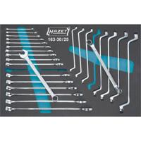 Hazet 163-30/25 Ring-steeksleutelset 25-delig Sleutelbreedte (metrisch) 6 - 24 mm
