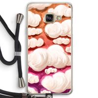 Katoen Wolken: Samsung Galaxy A3 (2016) Transparant Hoesje met koord
