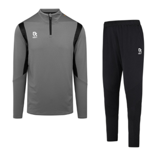 Robey - Playmaker Half-Zip Trainingspak - Grijs/ Zwart