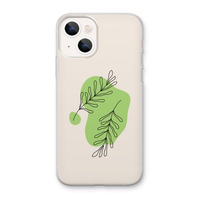 Beleaf in you: iPhone 13 mini Transparant Hoesje