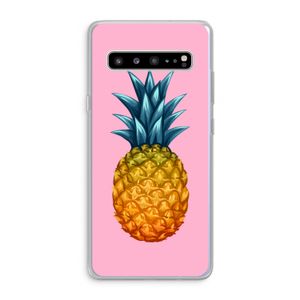 Grote ananas: Samsung Galaxy S10 5G Transparant Hoesje