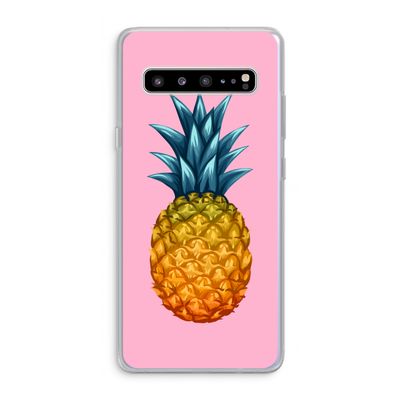 Grote ananas: Samsung Galaxy S10 5G Transparant Hoesje