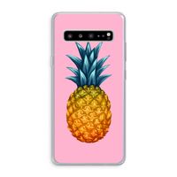 Grote ananas: Samsung Galaxy S10 5G Transparant Hoesje