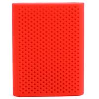 PT500 krasbestendige all-inclusive draagbare harde schijf silicone beschermhoes voor Samsung Portable SSD T5 met ventilatieopeningen (rood)