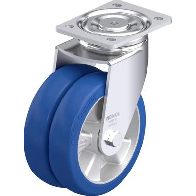 Blickle LHD-ALBS 181K Plaatstalen dubbel zwenkwiel Wieldiameter: 180 mm Draagvermogen (max.): 800 kg 1 stuk(s)