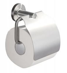 Wiesbaden 304-toiletrolhouder + klep RVS
