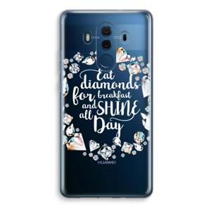 Diamonds: Huawei Mate 10 Pro Transparant Hoesje