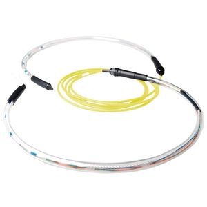 ACT RL4110 Prefab Glasvezel Kabel Singlemode OS2 8-voudig LC Connectoren - 100 meter