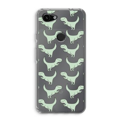 Dinos: Google Pixel 3a Transparant Hoesje