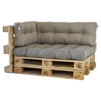 2L Home & Garden Palletkussenset Metro Beige - 3 delige set